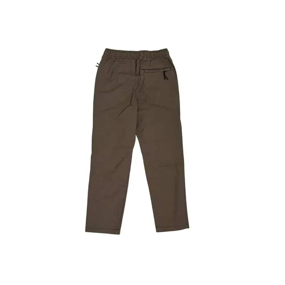 Old Navy Tech Taper Drawstring Pants Brown Quick Dry Youth Large 10/12